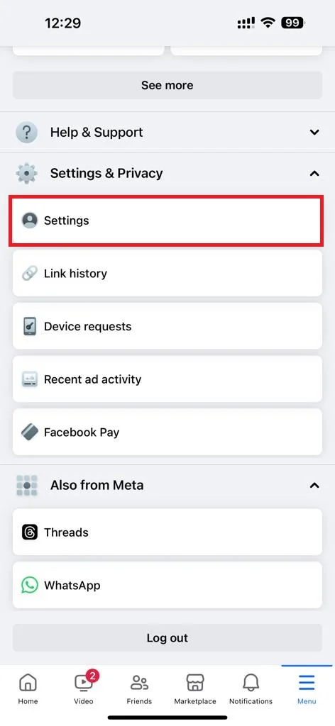 Disable Link History on Facebook5