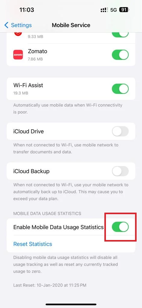 CheckMobileDataUsage2