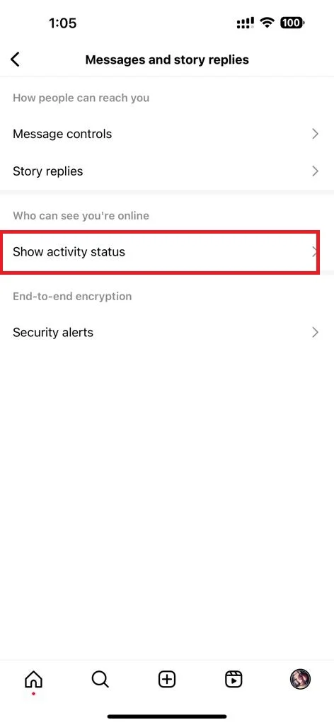 Disable the Active Status on Your Instagram5