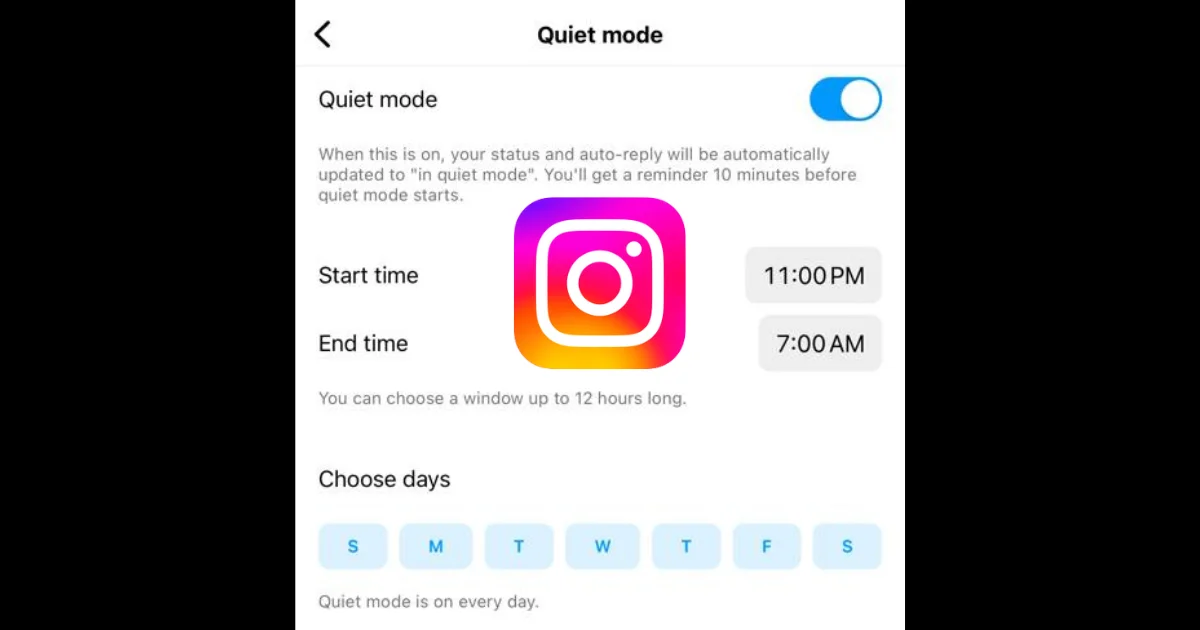 Enable Quiet Mode on the Instagram