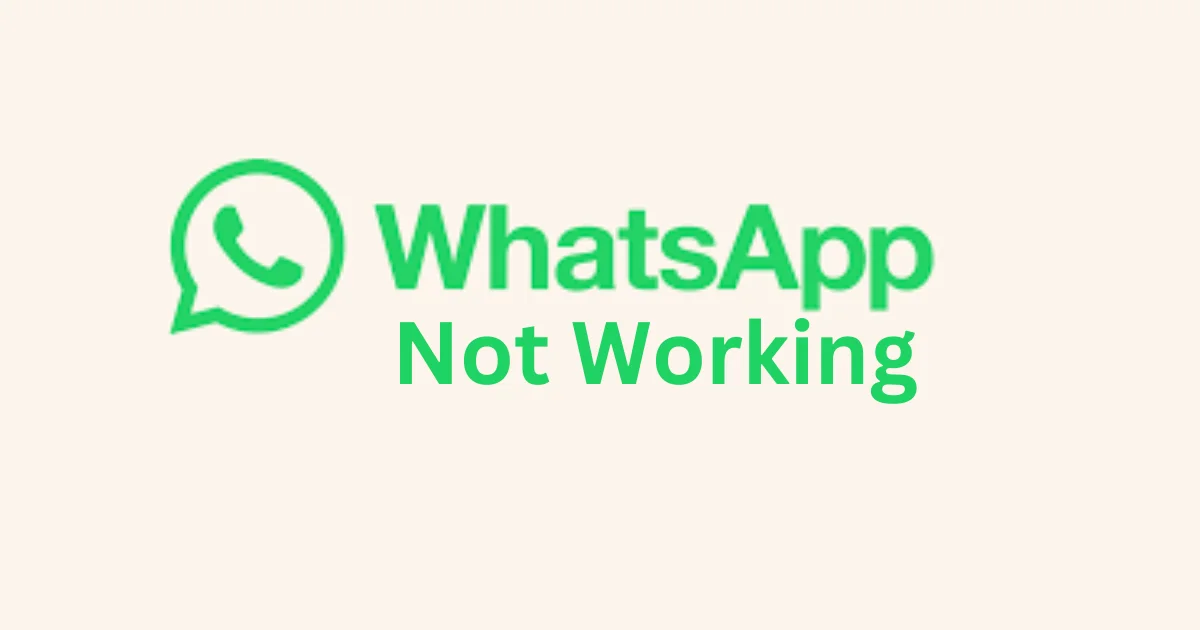 Resolve WhatsApp Not Working