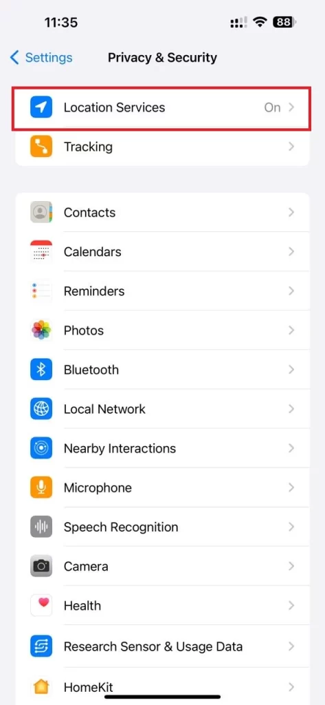 Disable Location Service on Your iPhone2