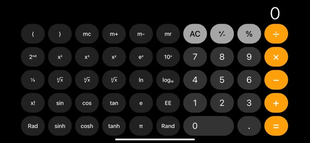 Open the Scientific Calculator on Your iPhone3