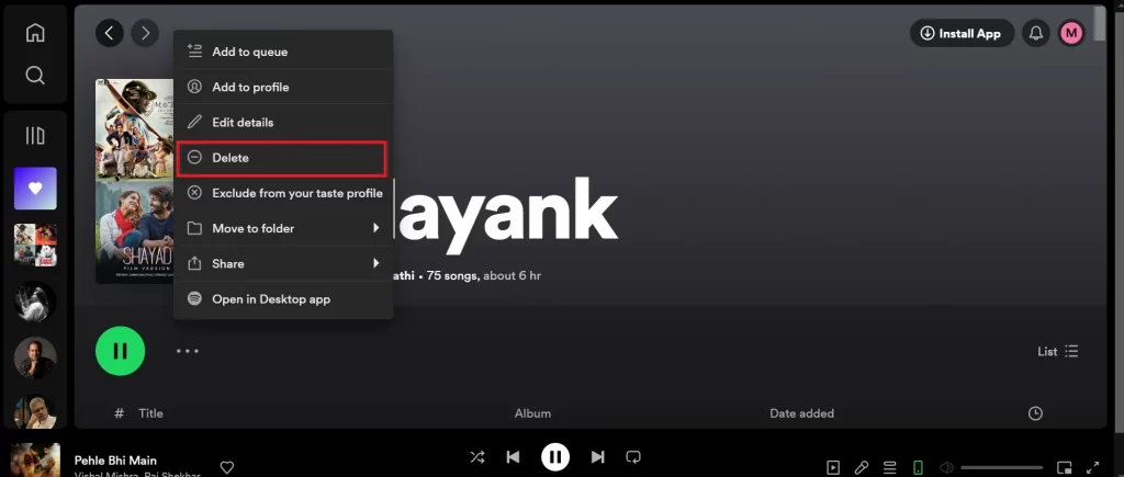 DeleteYourPlaylistonYourSpotify3