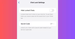 Hide the Locked Chats Feature